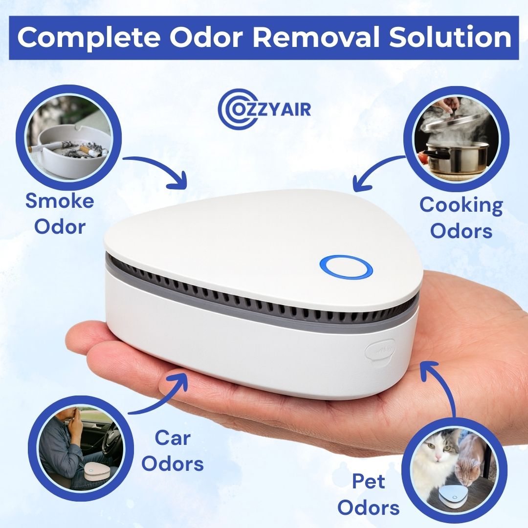 Ozzy | Eliminate Smoke, Pet & Kitchen Odors in 1-Click