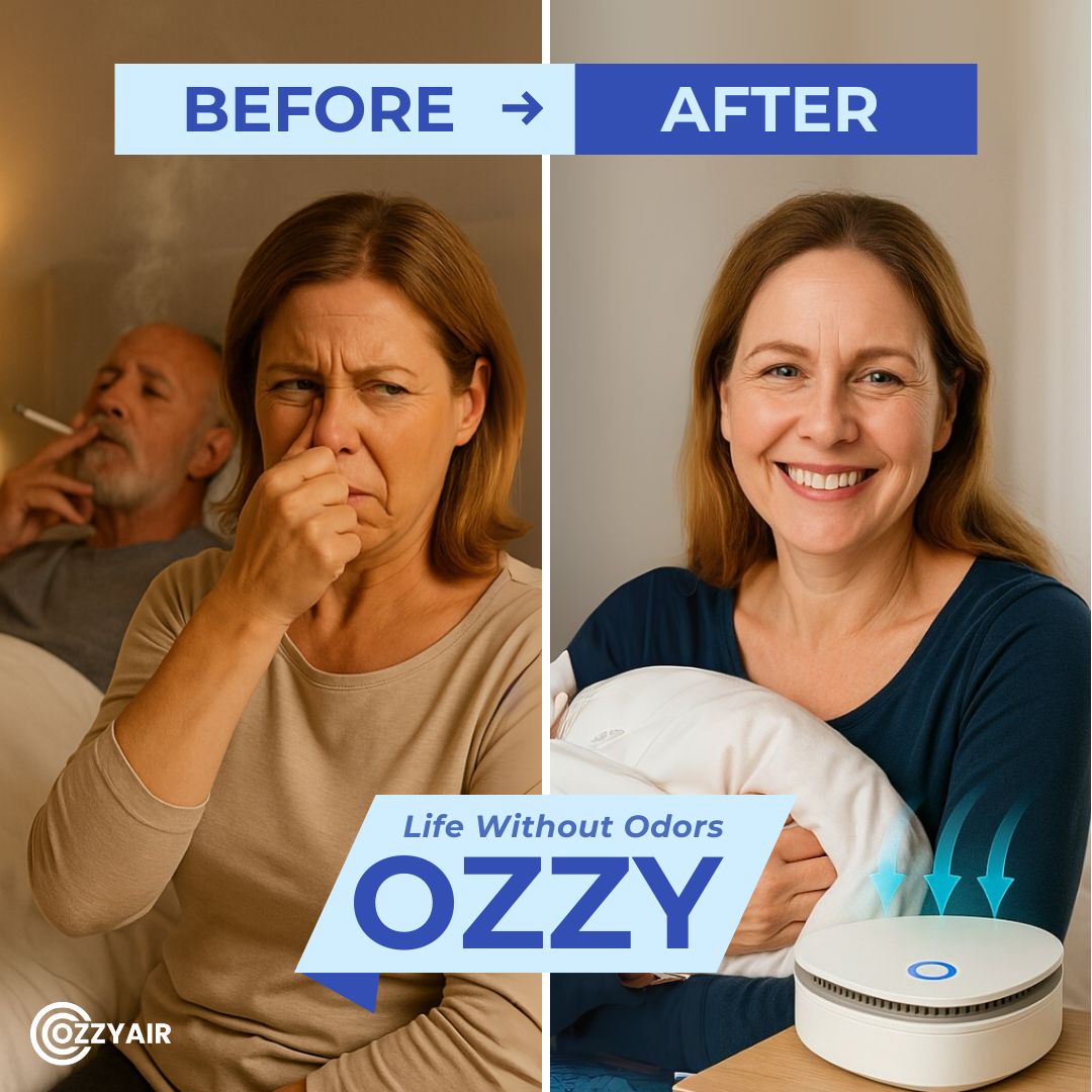 Ozzy | Eliminate Cigarette Smoke Odor in 1-Click